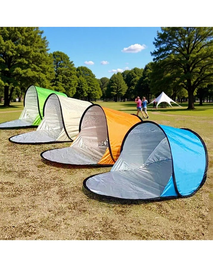 Tienda de camping de una capa, montaje rápido y protección solar, toldo portátil para playa y exteriores SG8A