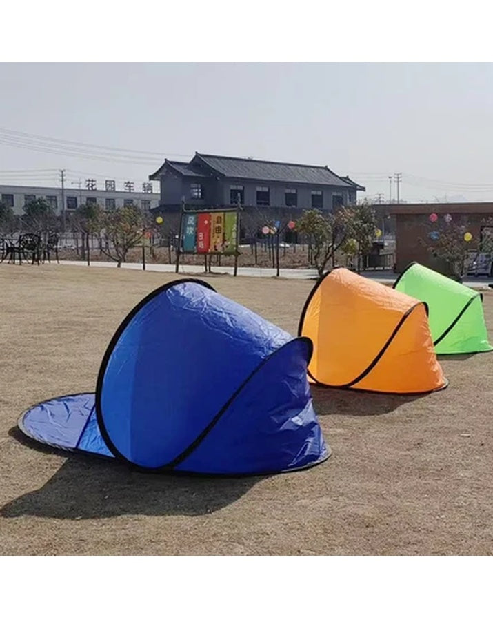 Tienda de camping de una capa, montaje rápido y protección solar, toldo portátil para playa y exteriores SG8A