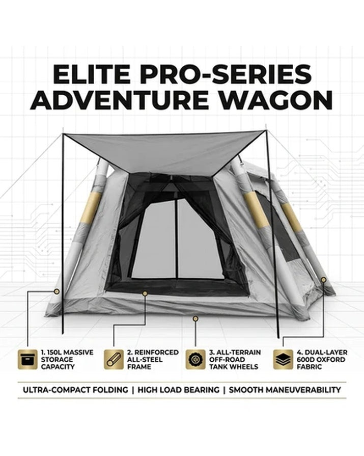 Tente de camping à double couche pour quatre saisons, protection solaire, anti-moustiques, imperméable et coupe-vent, ouverture automatique rapide, tente pyramidale en tissu Oxford SG8B
