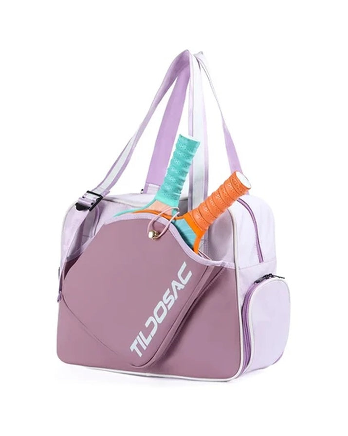 Multifunktionale Sporttasche für Pickleball für Damen, wasserfestes Nylon, separates Schuhfach, Schlägeraufbewahrung SG11