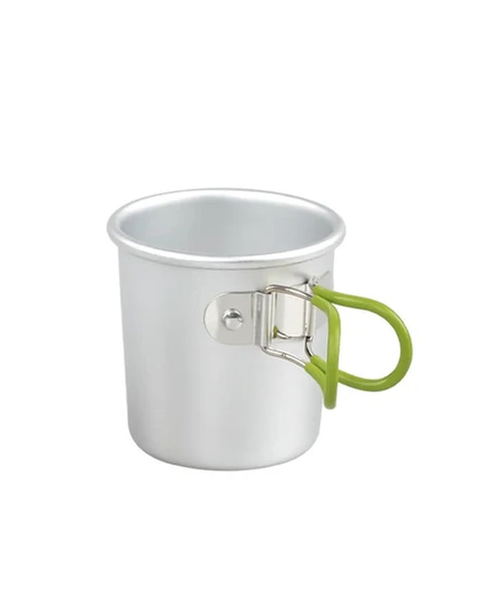 Vaso portátil plegable de aluminio para acampadas al aire libre, 150ml, con bolsa de almacenamiento SG7B