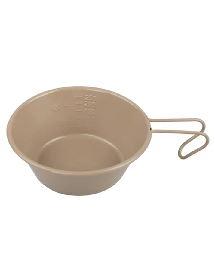 Leichter Edelstahl-Wanderbecher, 450ml, tragbarer Kaffee- und Schüssel-Zweck in einem, Outdoor-Campingbecher SG7D