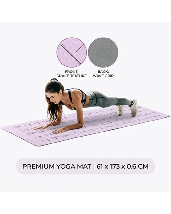 Umweltfreundliche, rutschfeste TPE-Yogamatte, Fitness- und Sportmatte, individuelles Design SG16