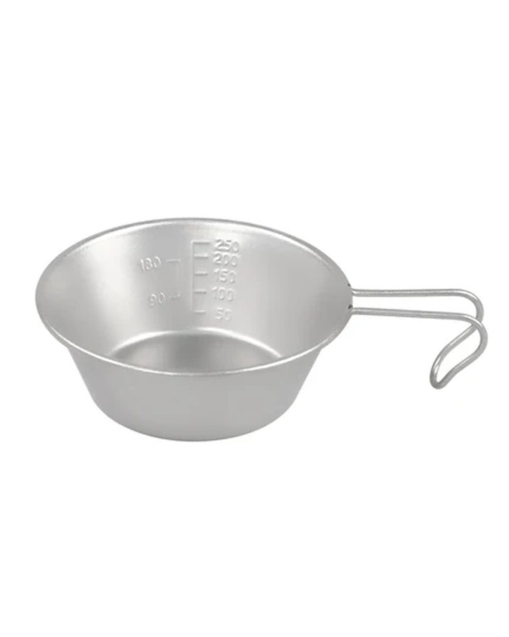 Leichter Edelstahl-Wanderbecher, 450ml, tragbarer Kaffee- und Schüssel-Zweck in einem, Outdoor-Campingbecher SG7D